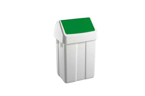 Afvalbak met klapdeksel 25l - 330x270x520mm
