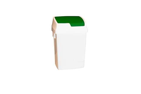 Afvalbak met klapdeksel 25l - 265x330x520mm