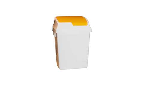 Afvalbak met klapdeksel 25l - 265x330x520mm