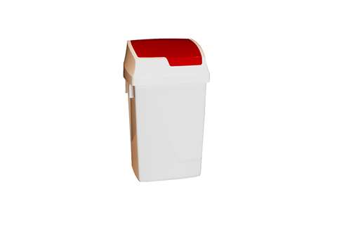 Afvalbak met klapdeksel 50l - 315x390x670mm