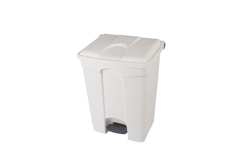 Rectangular step-on waste bin 70 l - 495x412x673mm 