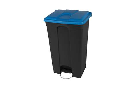 Rechteckiger Tretabfalleimer 90l - Recyclingkörper + Deckel 500x412x820mm