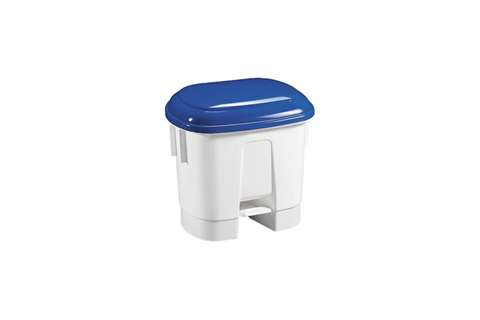 Afvalbak met deksel & pedaal - 30l - 510x370x470mm