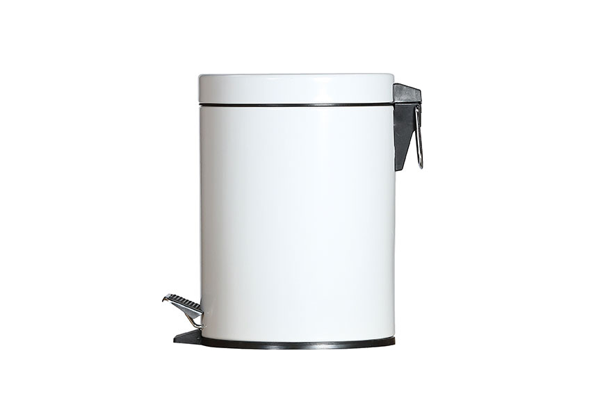 Round pedal bin 5l 