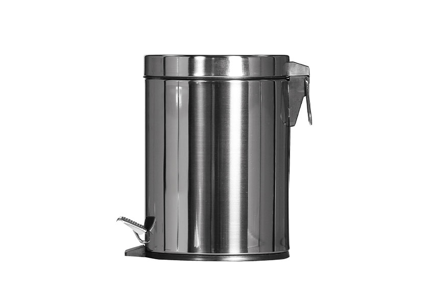 Round pedal bin 5l 